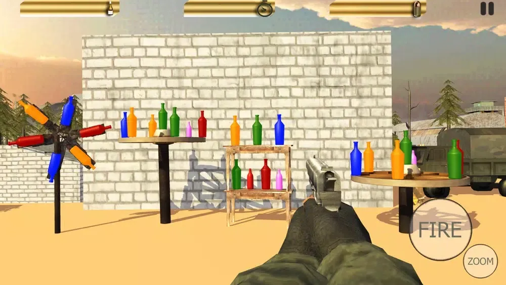 Tangkapan layar Frontline Bottle Shoot 3D