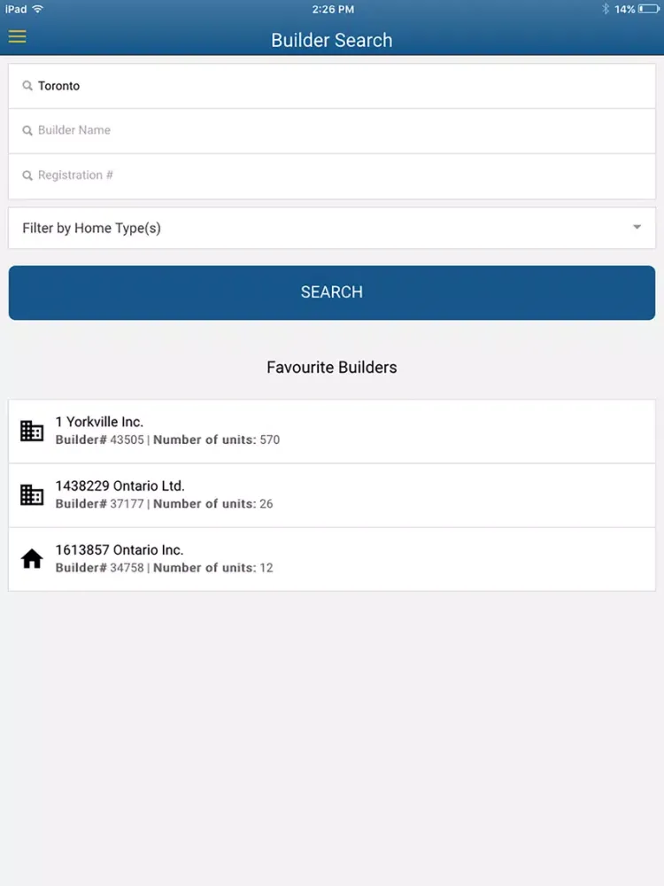 Tangkapan layar MyHome Planner iPad 