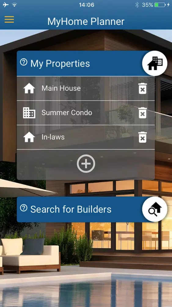Tangkapan layar MyHome Planner