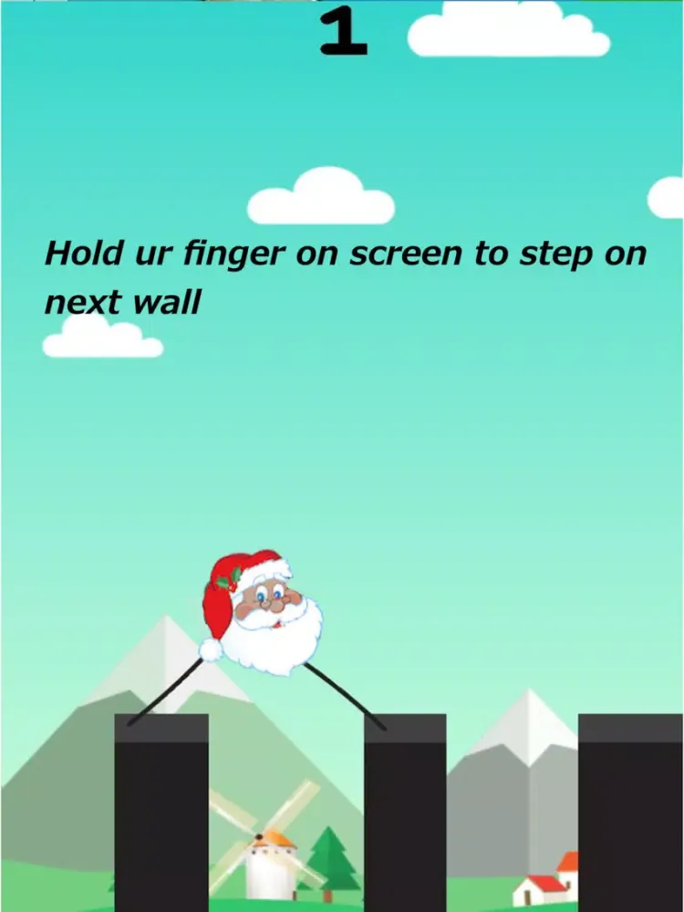 Captures d'écran de Santa Long Legs Challenge - Crazy walk bros HD iPad 