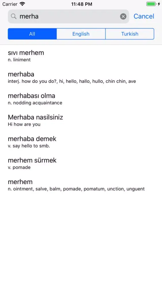 İngilizce Türkçe Sözlük應用截圖