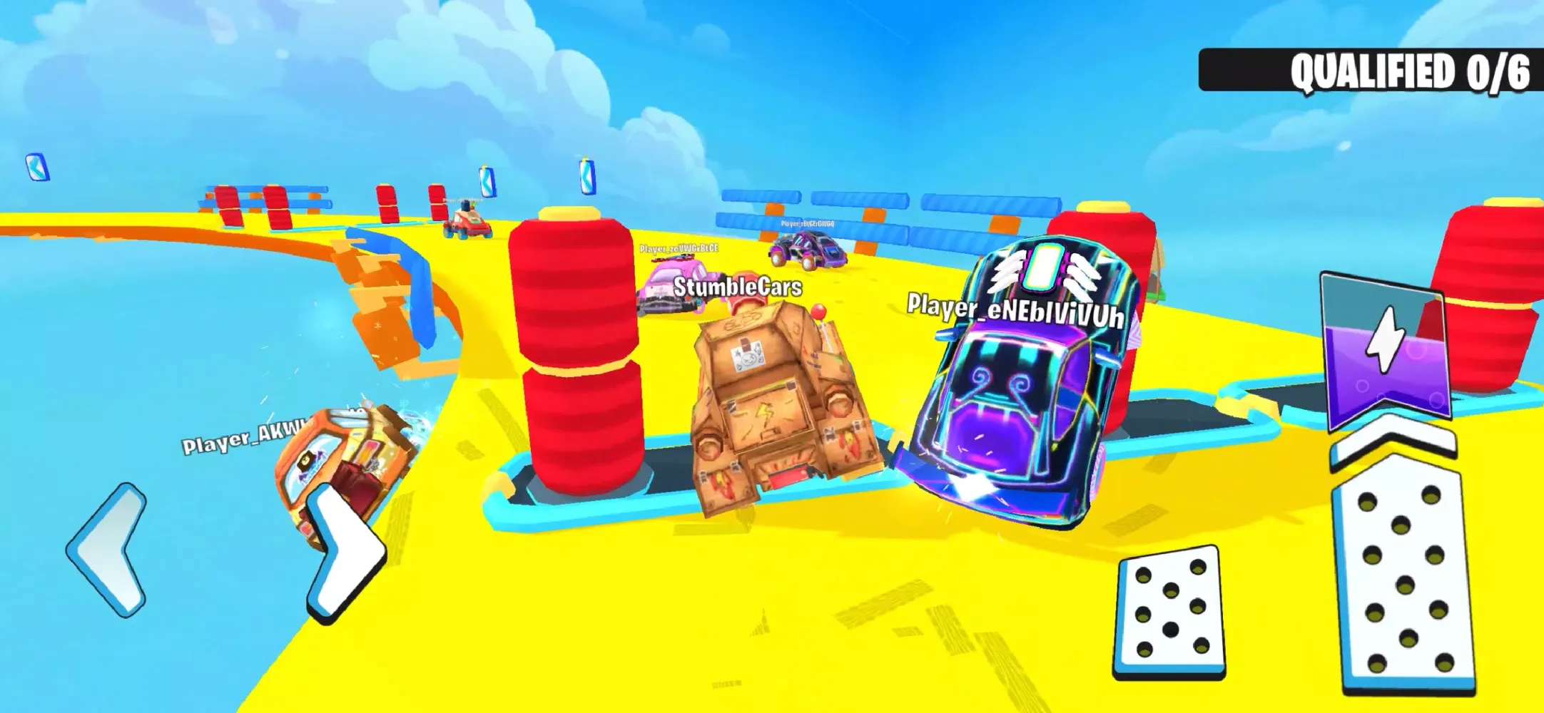 Capturas de pantalla de Stumble cars: Multiplayer Race