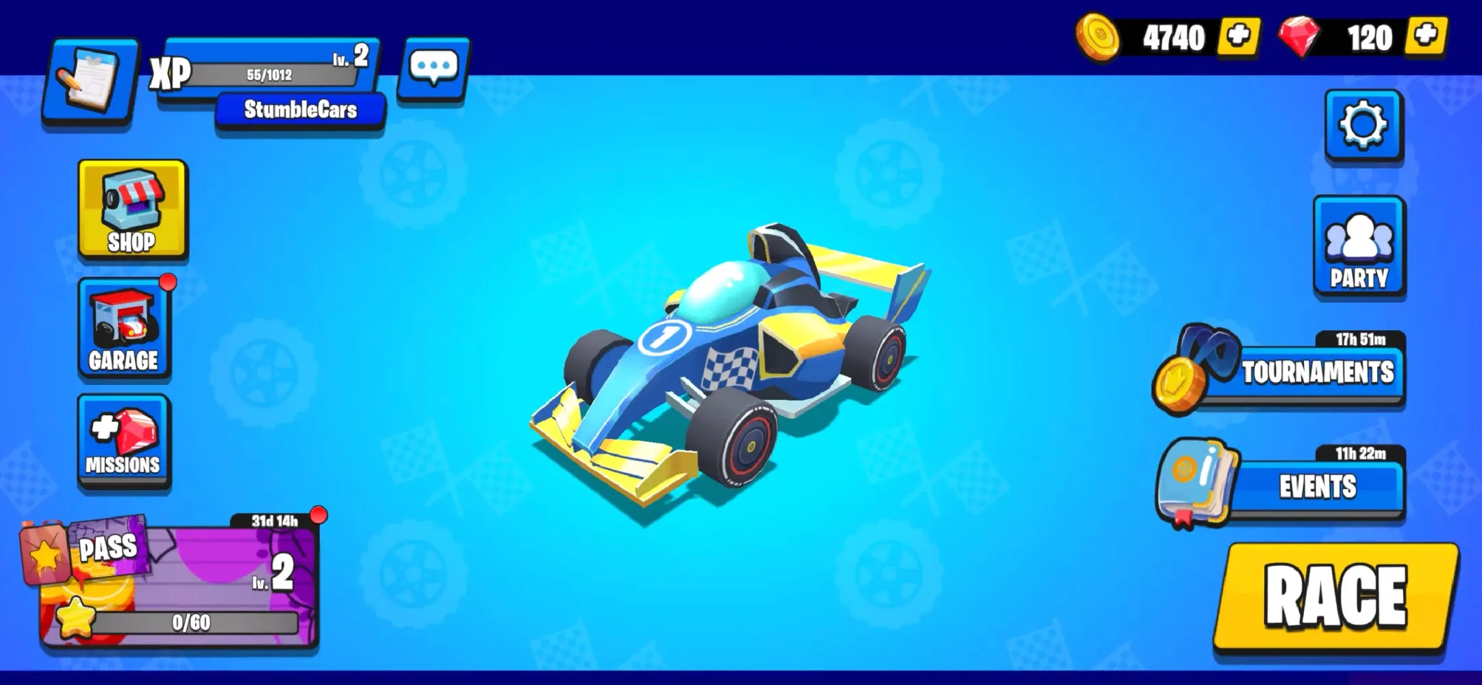 Capturas de pantalla de Stumble cars: Multiplayer Race