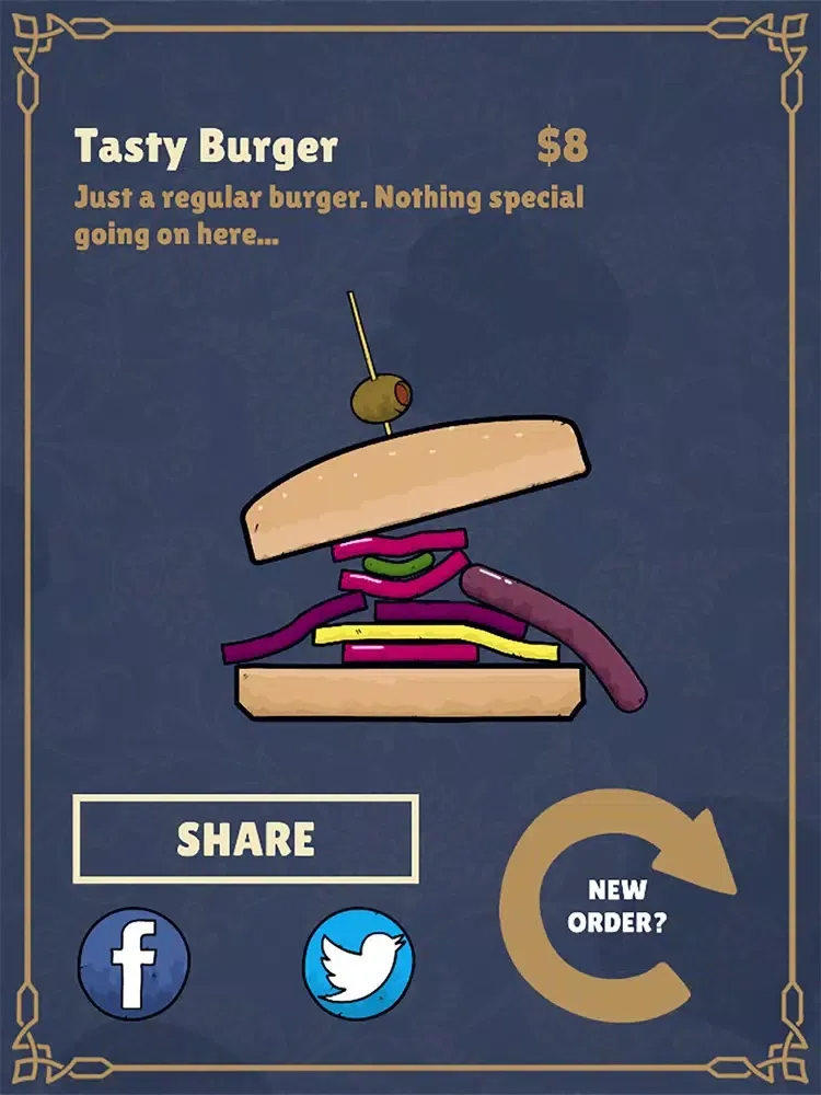 Ảnh chụp màn hình của Floppy Burger - New Head Chef iPad 