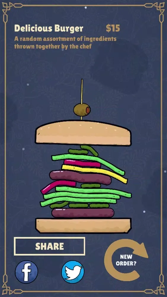 Ảnh chụp màn hình của Floppy Burger - New Head Chef