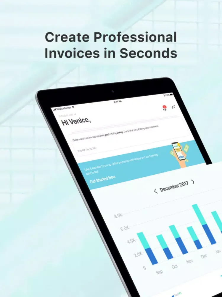 Invoice Genius - Easy Invoices iPad  Screenshots