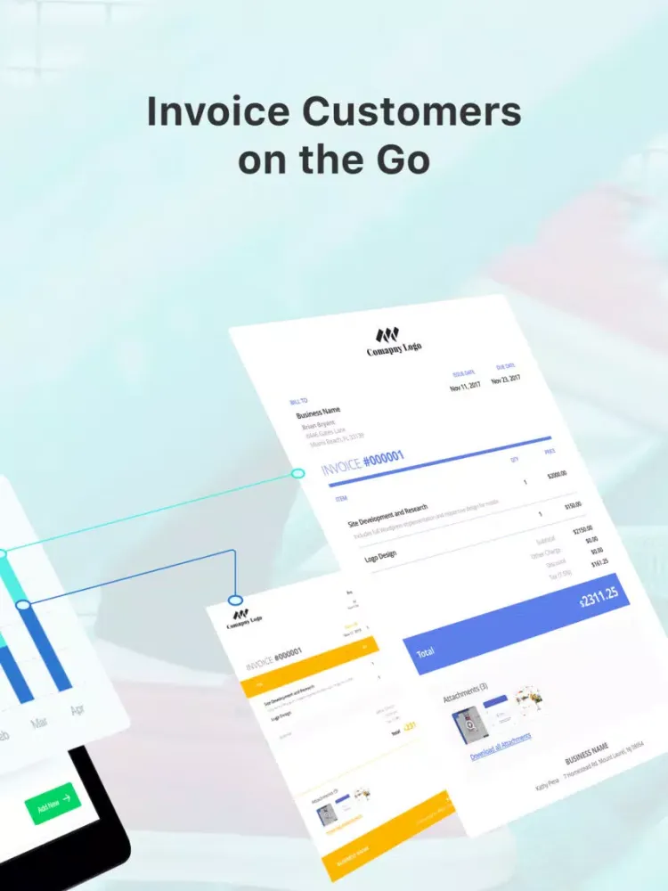 Invoice Genius - Easy Invoices iPad  Screenshots