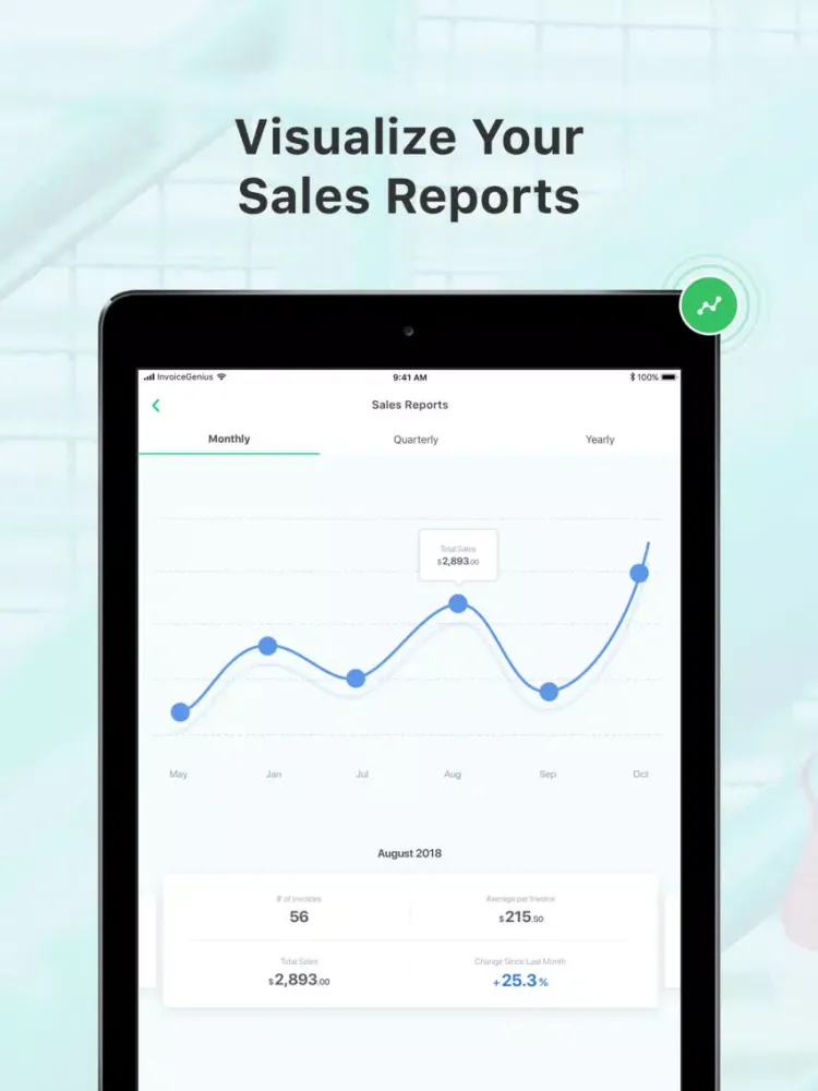 Invoice Genius - Easy Invoices iPad  Screenshots