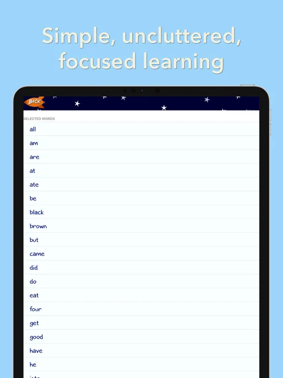 Zrzuty ekranu Outta Sight Words iPad 