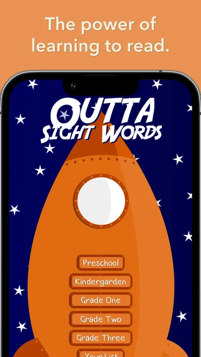 Zrzuty ekranu Outta Sight Words