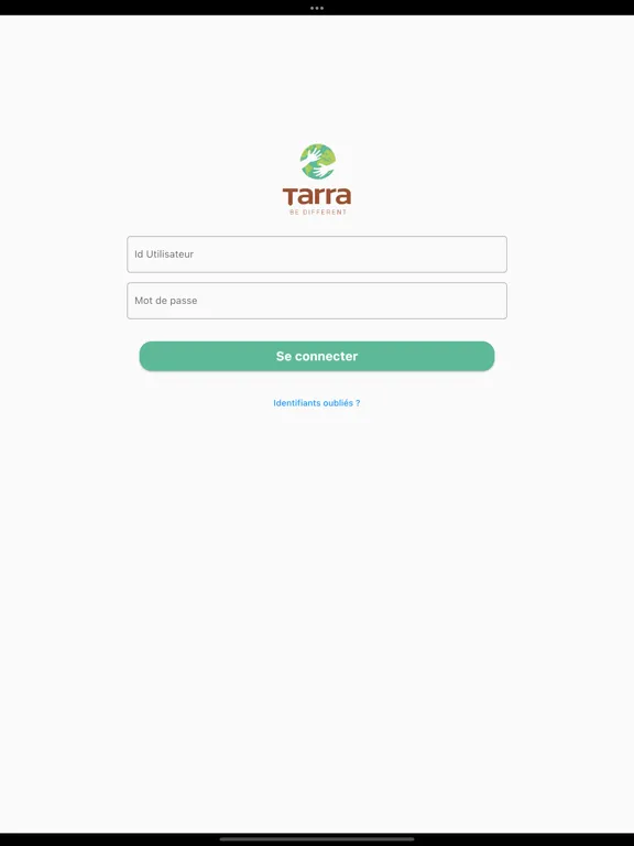 Tangkapan skrin TARRA User Waste Management iPad 