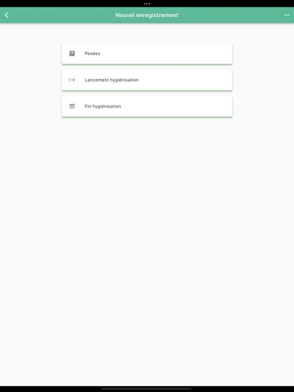 Tangkapan skrin TARRA User Waste Management iPad 