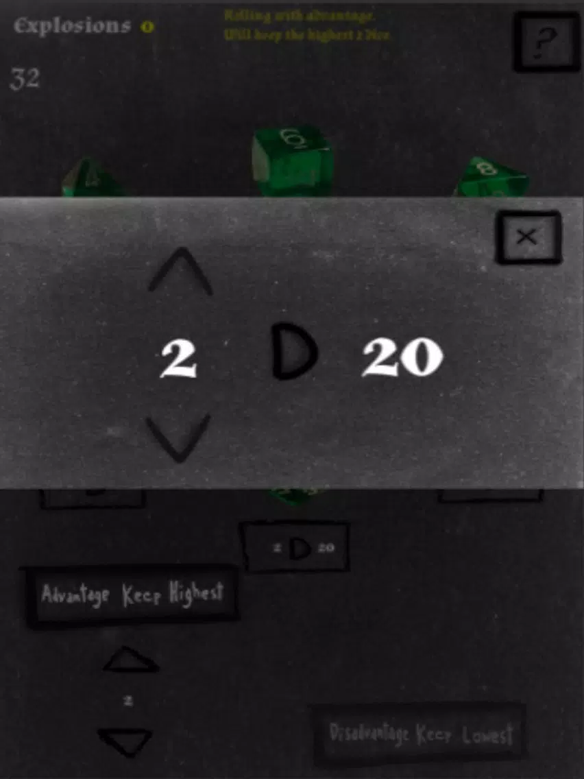 Open Legend Dice Roller iPad 应用截图