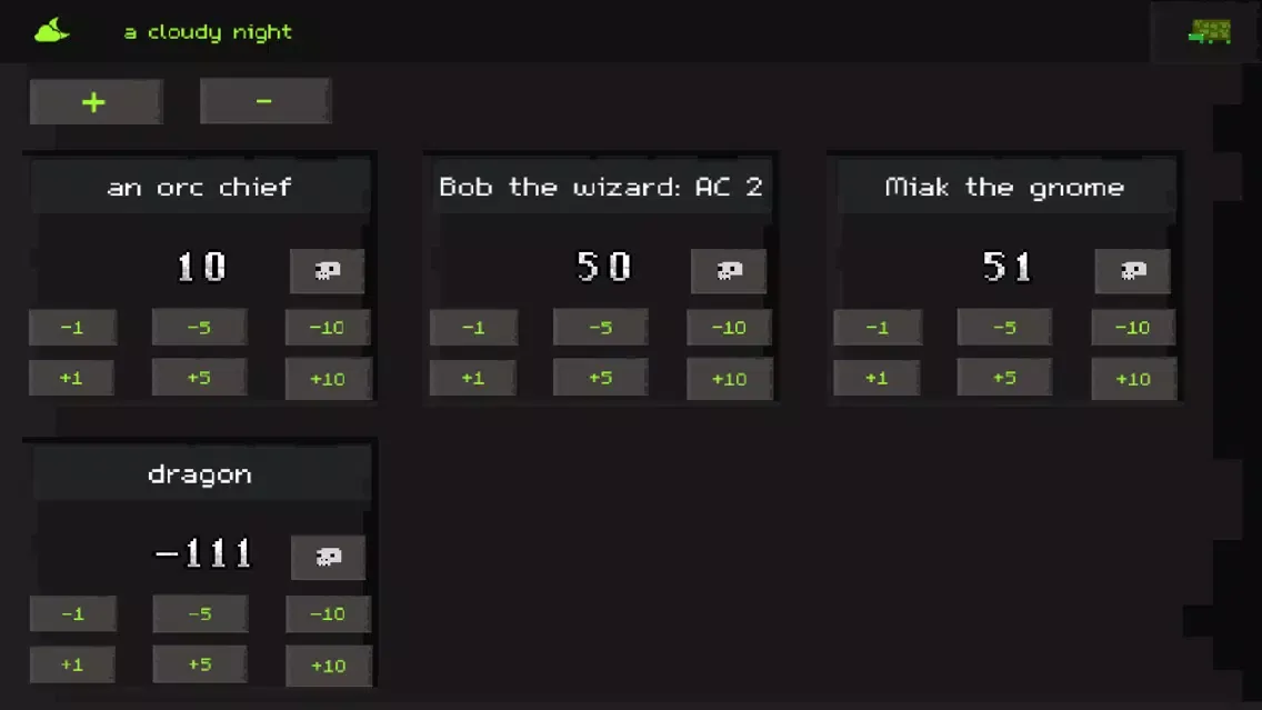 Tartle RPG Tool Screenshots