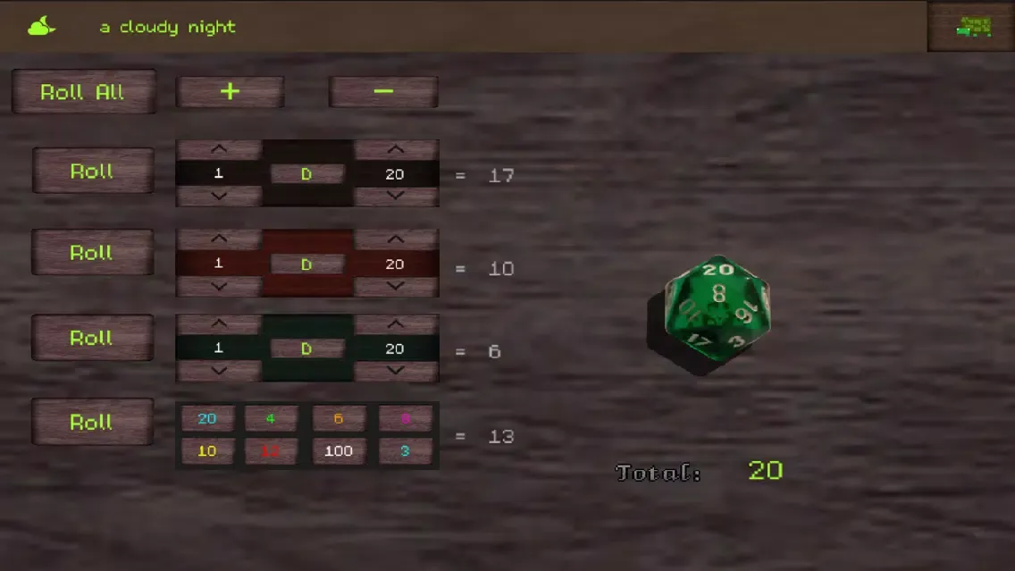 Tartle RPG Tool Screenshots