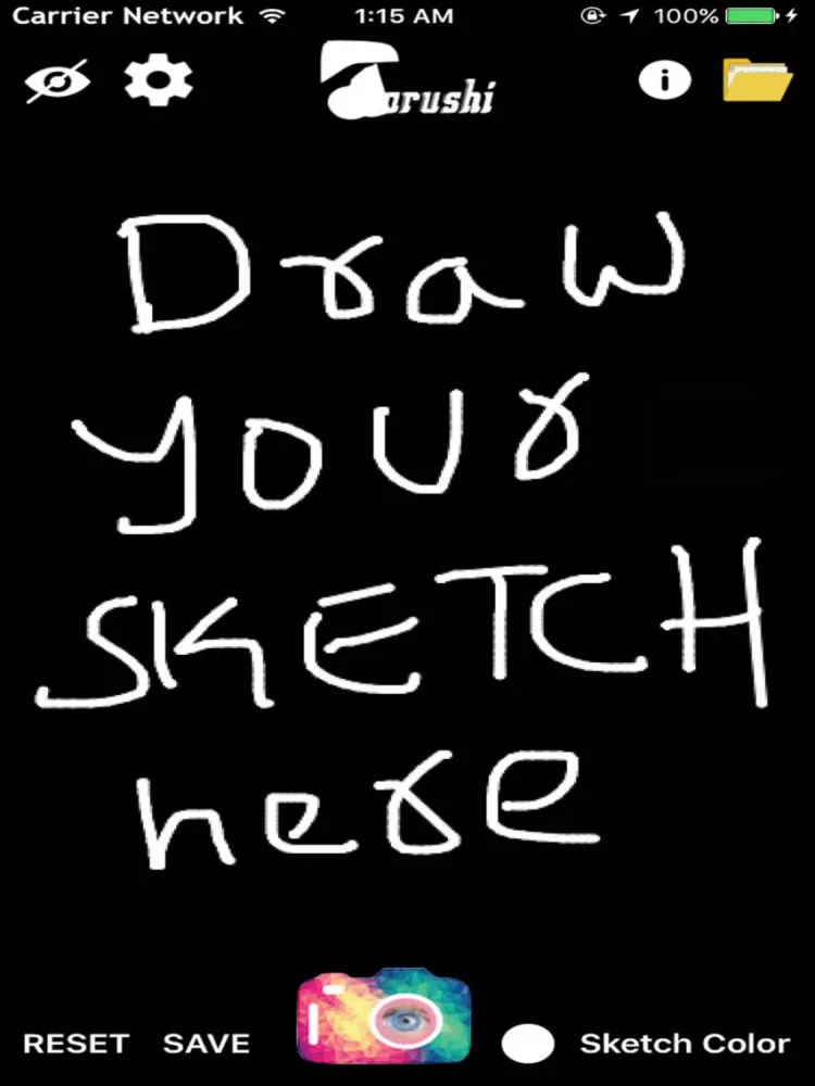Capturas de tela do Sketch It - on Camera with Real Time Drawing iPad 