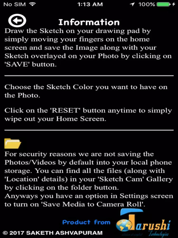 Capturas de tela do Sketch It - on Camera with Real Time Drawing iPad 