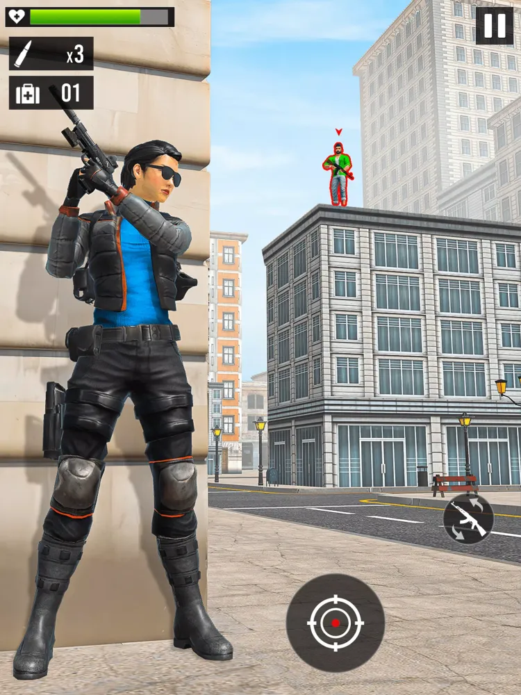 Elite Agent Shooting Game Screenshots
