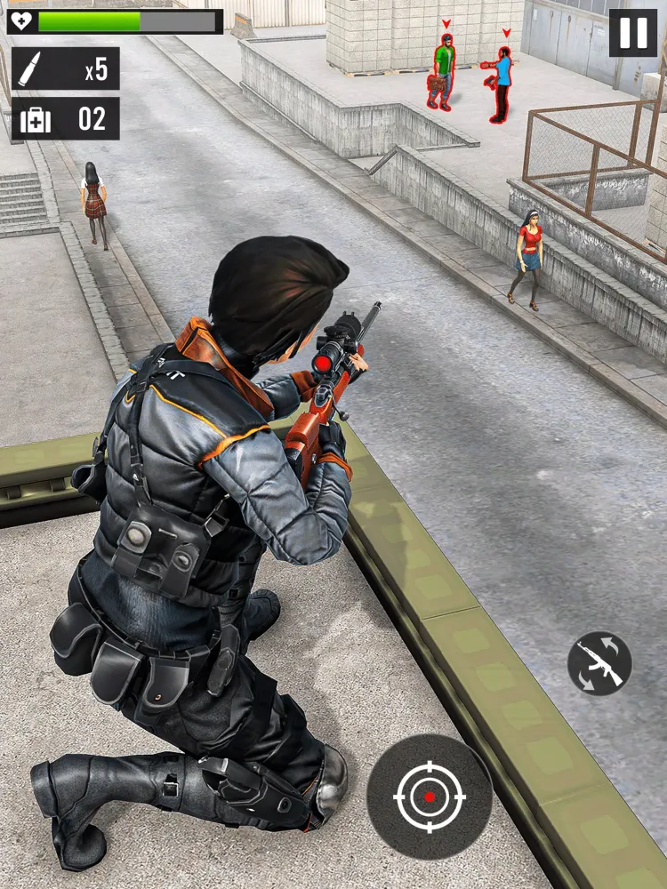 Elite Agent Shooting Game Screenshots