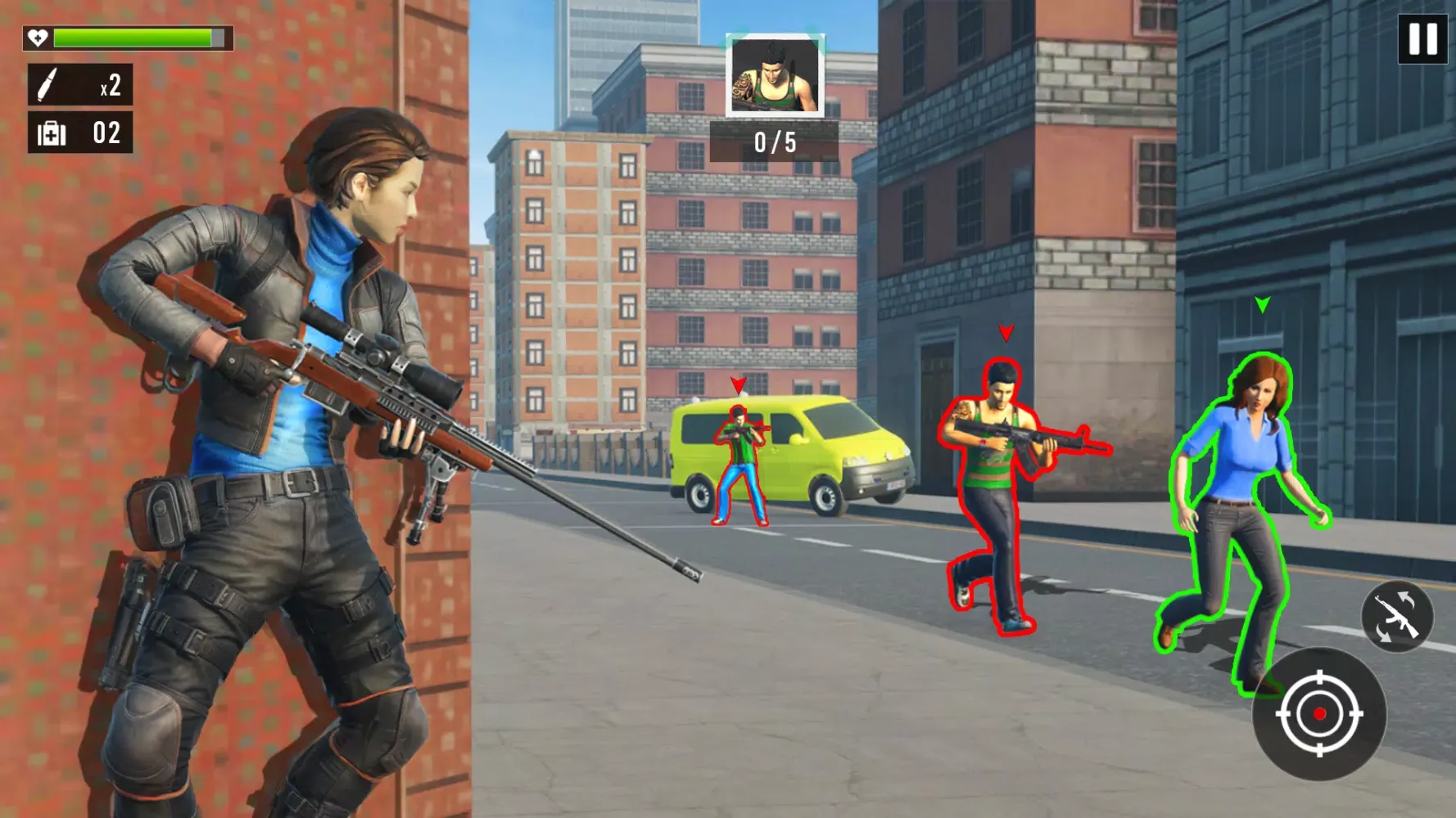 Elite Agent Shooting Game Screenshots