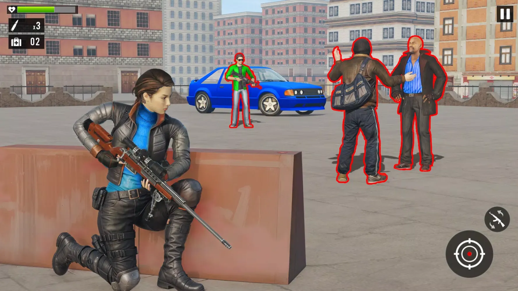 Elite Agent Shooting Game Screenshots