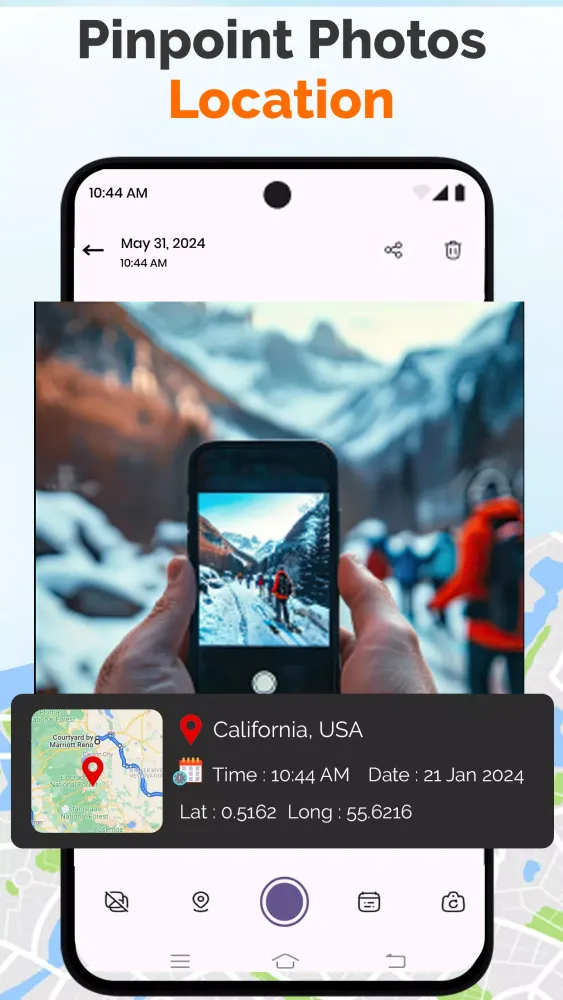 ภาพหน้าจอของ GPS Camera - Time Stamp Photos