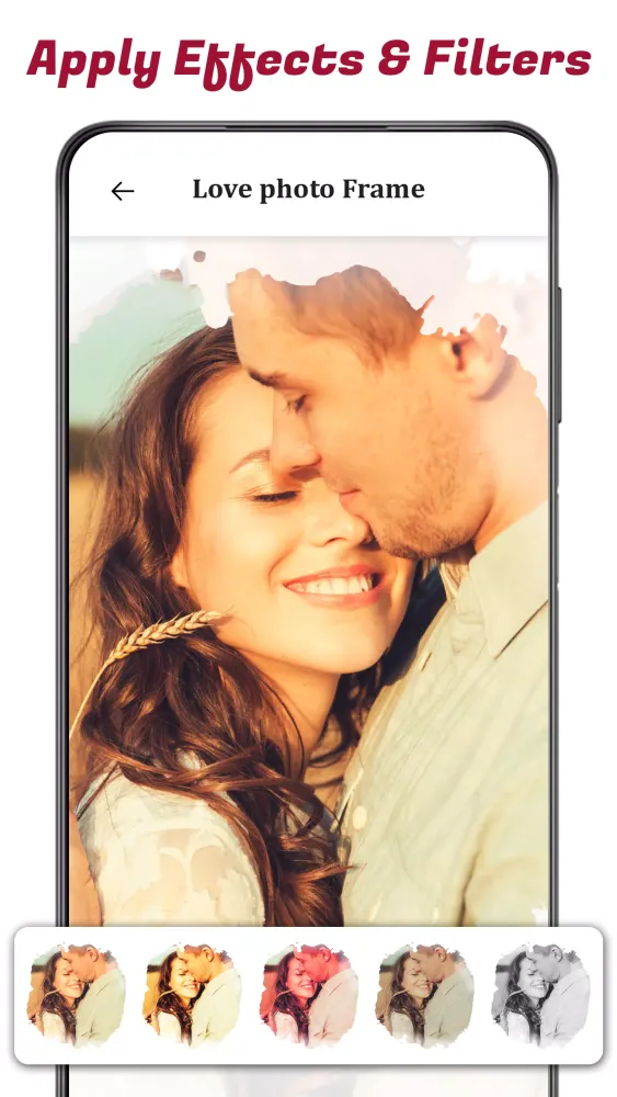 Romantic Love Photo Frames App Screenshots