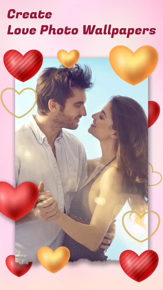 Romantic Love Photo Frames App Screenshots