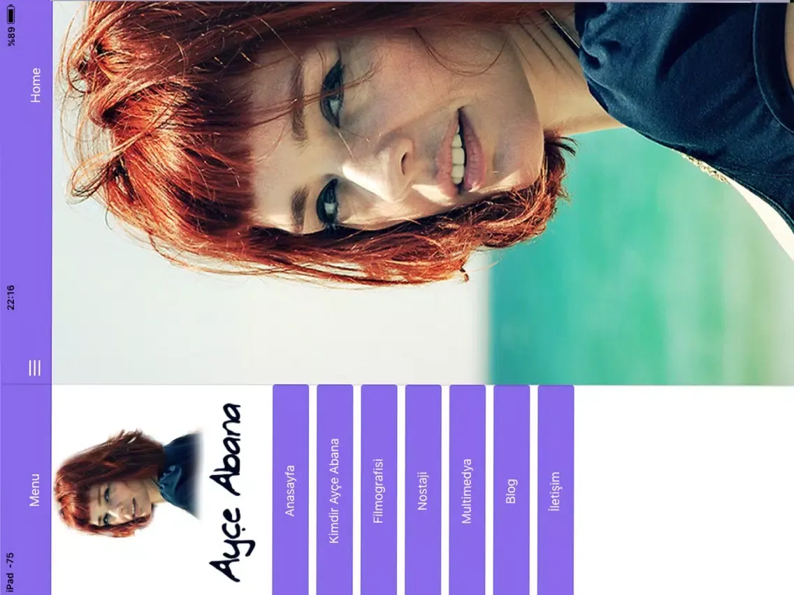 Zrzuty ekranu Ayçe Abana iPad 