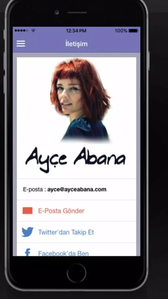 Zrzuty ekranu Ayçe Abana
