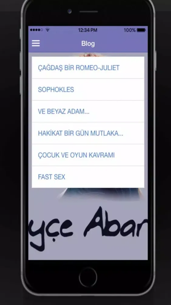 Zrzuty ekranu Ayçe Abana