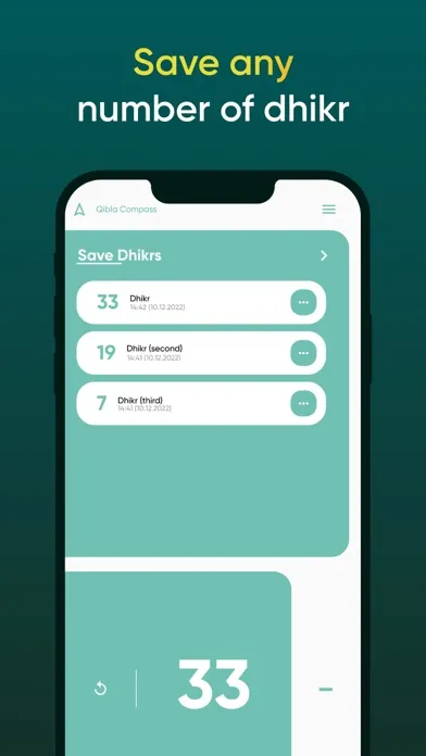 Скриншоты Tasbeeh Counter Dhikr