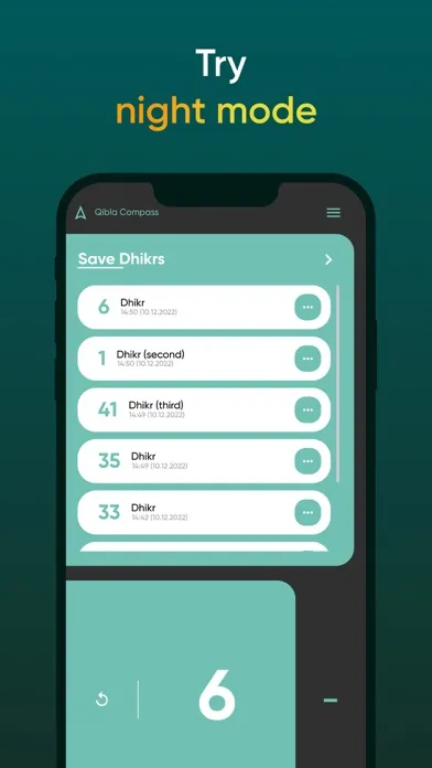 Скриншоты Tasbeeh Counter Dhikr