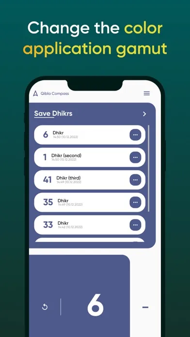 Скриншоты Tasbeeh Counter Dhikr