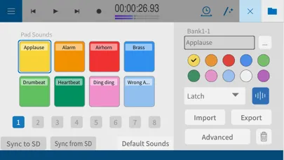 Tangkapan layar TASCAM Podcast Editor
