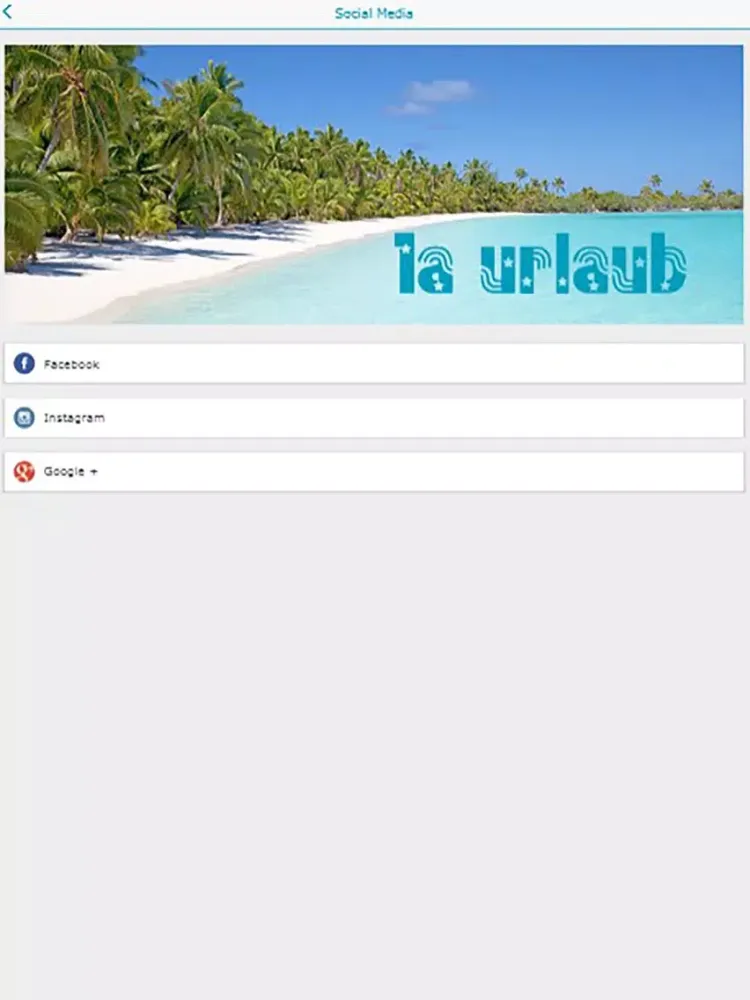 Captures d'écran de 1a-urlaub iPad 