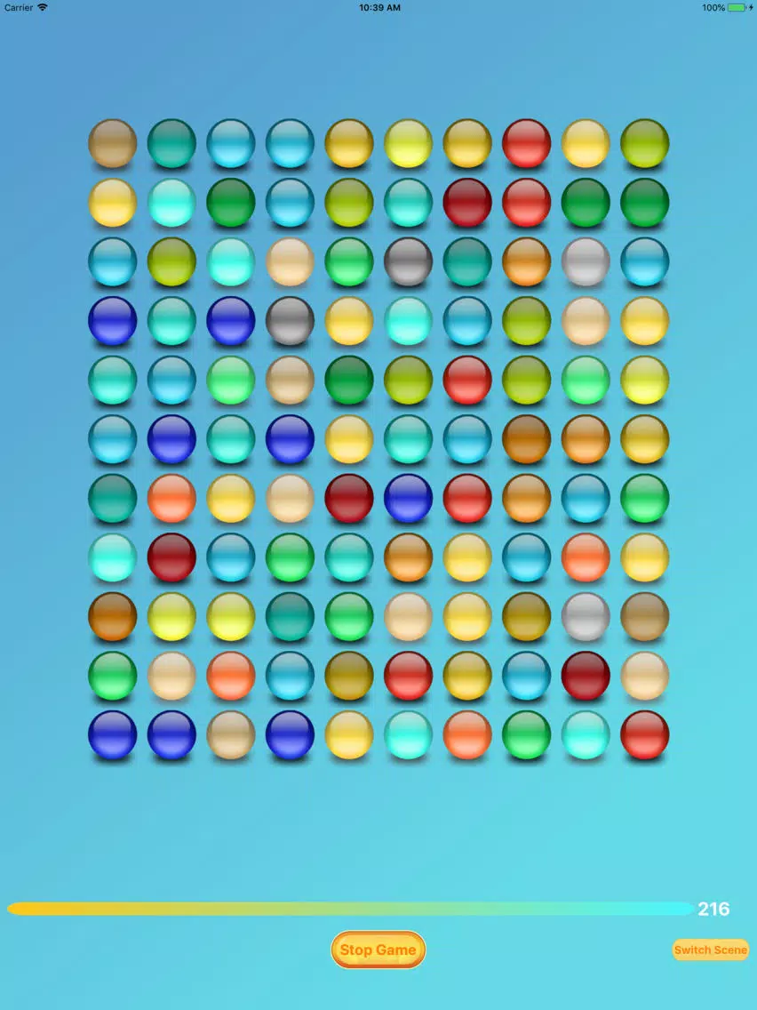 Tangkapan skrin eliminate two block iPad 