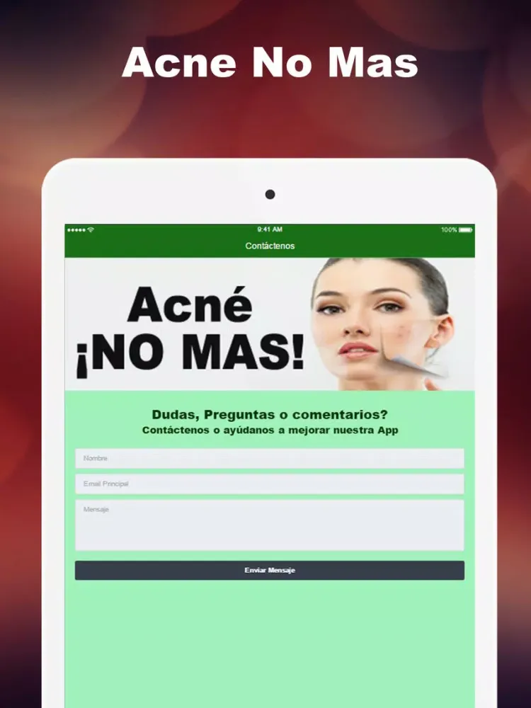 Acne No Mas: Consejos Para Eliminar Acne Del Todo iPad  Screenshots