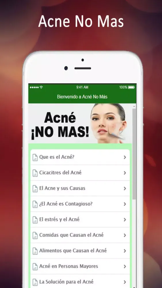 Acne No Mas: Consejos Para Eliminar Acne Del Todo Screenshots