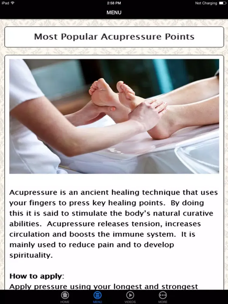 Easy Acupressure Treatment Guide For Your Pain Body - Learn How To Start Control Your Pains iPad  Screenshots