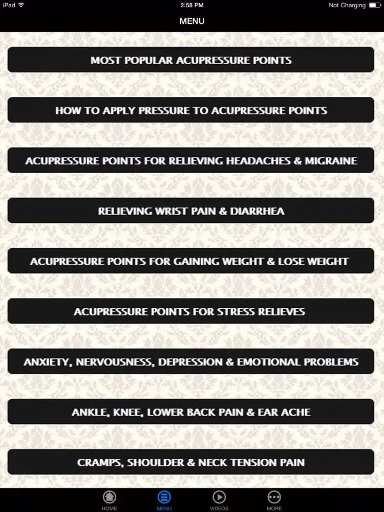 Easy Acupressure Treatment Guide For Your Pain Body - Learn How To Start Control Your Pains iPad  Screenshots