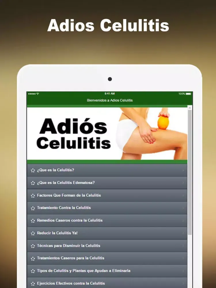 Adios Celulitis: Aprende Como Eliminarla iPad  Screenshots