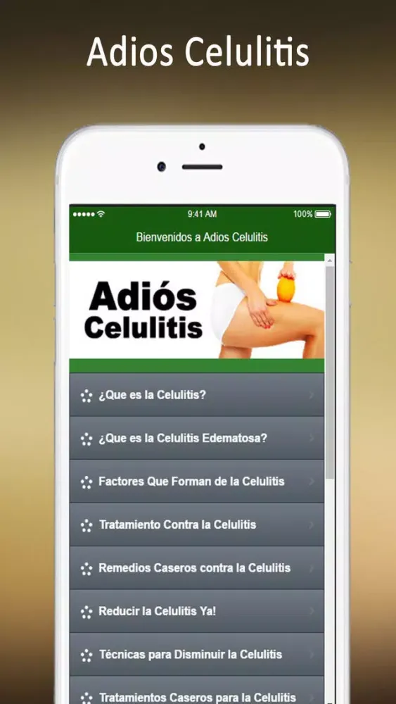 Adios Celulitis: Aprende Como Eliminarla Screenshots