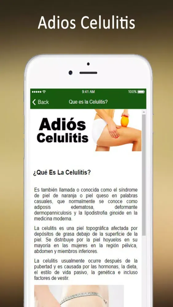 Adios Celulitis: Aprende Como Eliminarla Screenshots