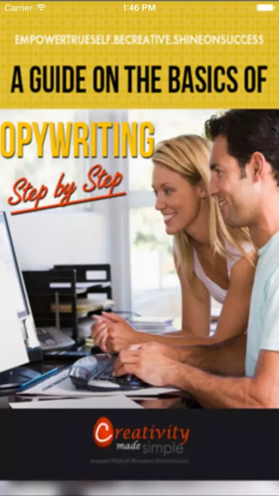 Zrzuty ekranu A Guide on the Basics of Copy writing eBook