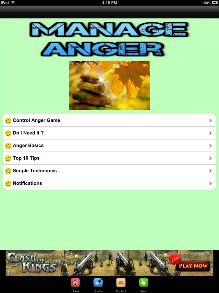 Anger Management Tips & 101 Anger Quotes iPad  स्क्रीनशॉट