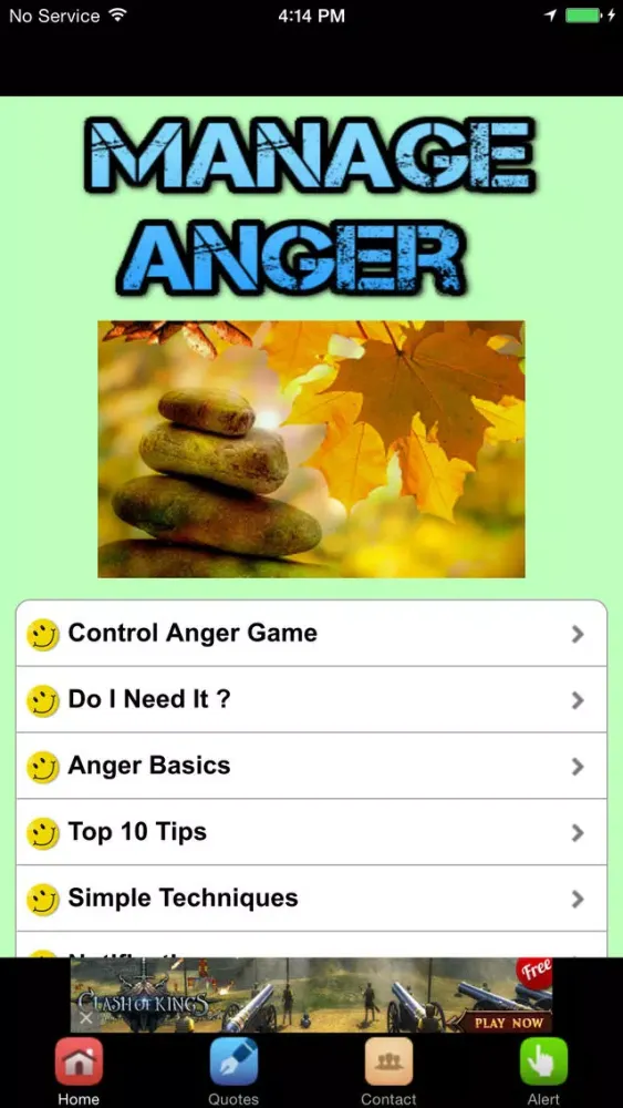 Anger Management Tips & 101 Anger Quotes स्क्रीनशॉट
