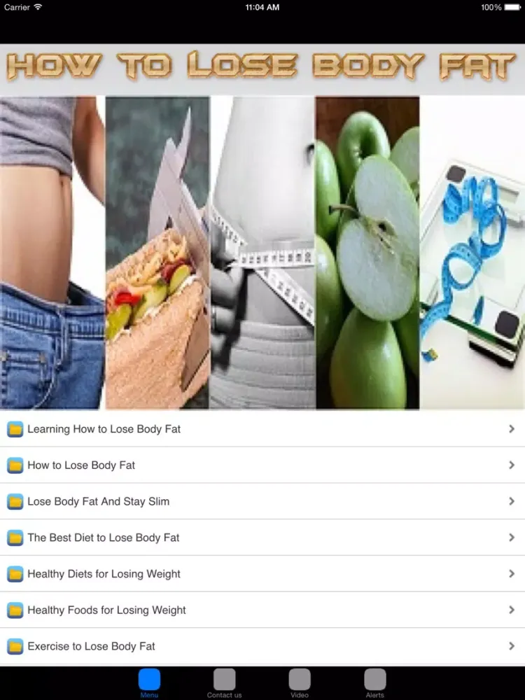 How To Lose Body Fat - Lose Weight With Weight Los iPad  Screenshots