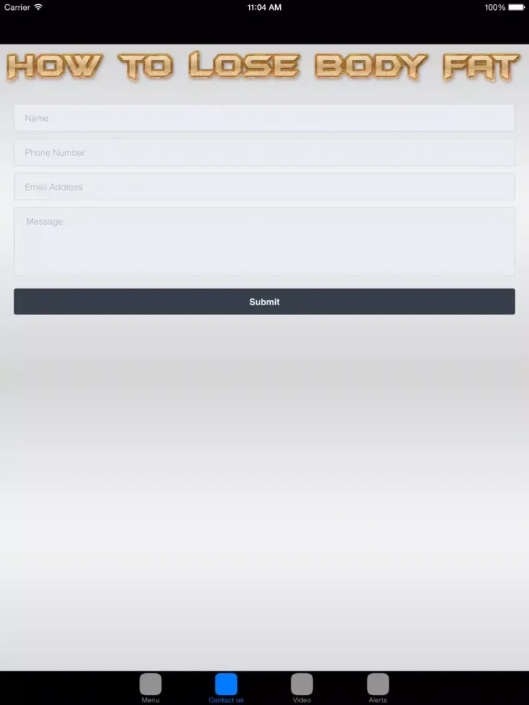 How To Lose Body Fat - Lose Weight With Weight Los iPad  Screenshots