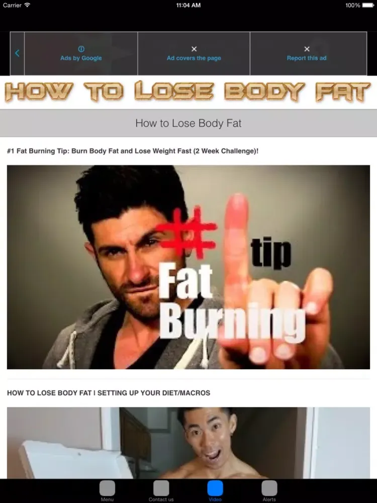 How To Lose Body Fat - Lose Weight With Weight Los iPad  Screenshots